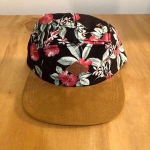 Empyre Akela Black 5 Panel Strapback Hat
